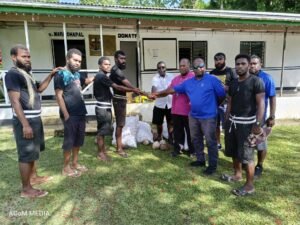 At the MBH household, Teuma, port vila